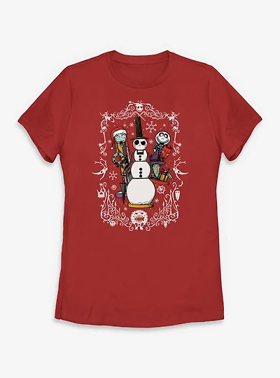 Disney The Nightmare Before Christmas Scary Womens T-Shirt