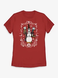 Disney The Nightmare Before Christmas Scary Womens T-Shirt