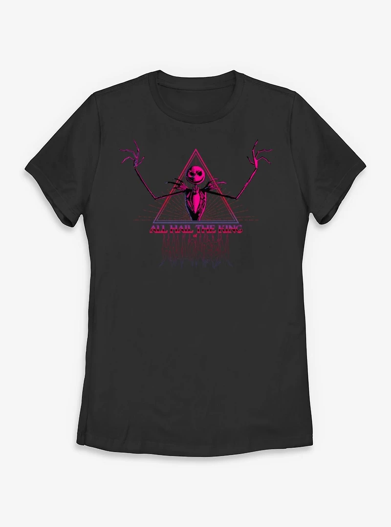 Disney The Nightmare Before Christmas King Of Halloween Womens T-Shirt