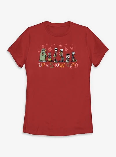 Disney The Nightmare Before Christmas Up To Snow Good Womens T-Shirt