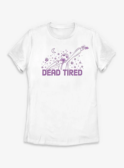 Disney The Nightmare Before Christmas Dead Tired Womens T-Shirt