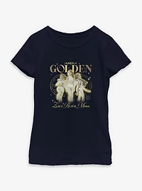 KPop Demon Hunters Huntrix Golden Trio Youth Girls T-Shirt