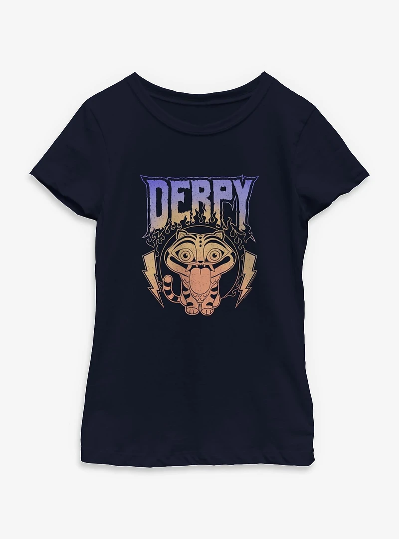 KPop Demon Hunters Derpy Rock Youth Girls T-Shirt
