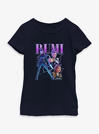 KPop Demon Hunters Rumi Collage Youth Girls T-Shirt
