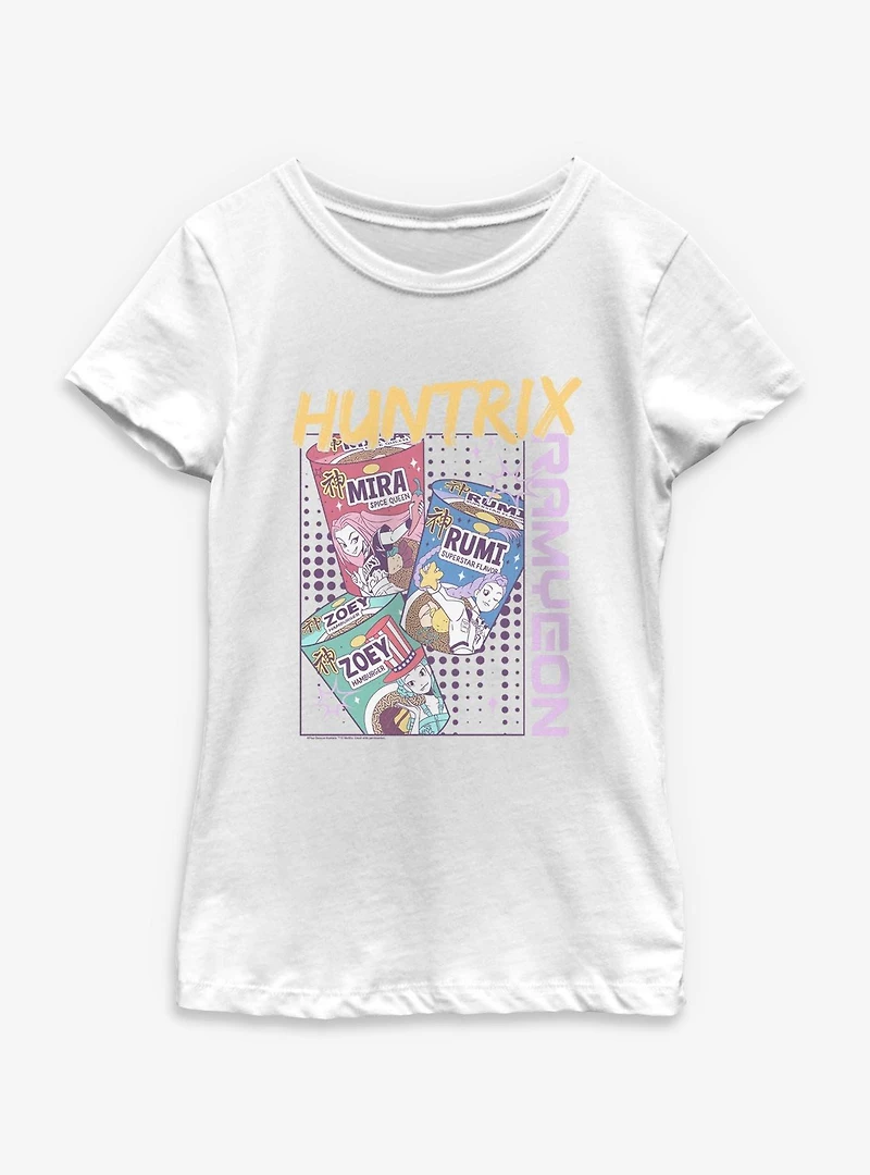 KPop Demon Hunters Huntrix Ramyeon Ramen Youth Girls T-Shirt