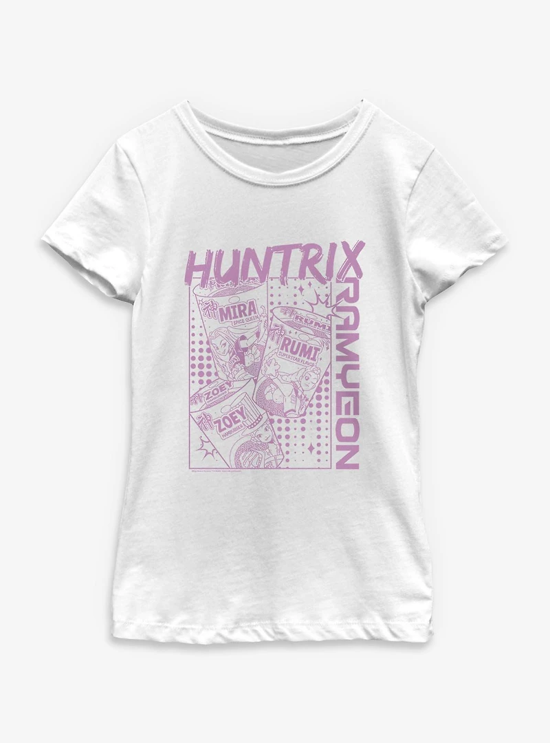 KPop Demon Hunters Huntrix Ramyeon Ramen Youth Girls T-Shirt