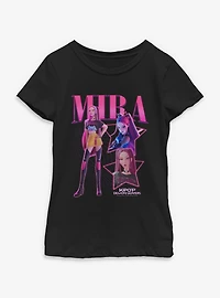 KPop Demon Hunters Mira Collage Youth Girls T-Shirt