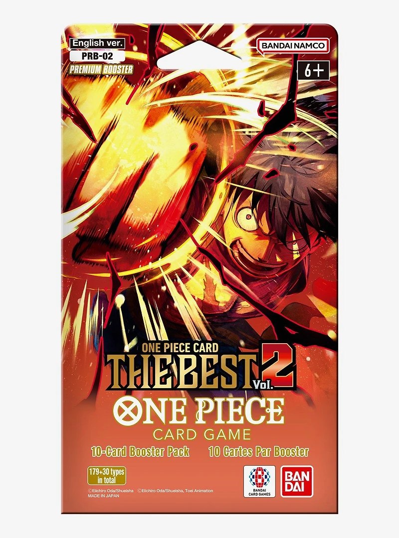 Bandai Namco One Piece The Best Vol. 2 Premium Booster Pack