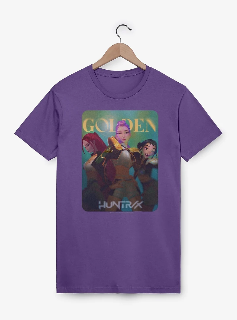 KPop Demon Hunters Huntrix Golden Photocard T-Shirt