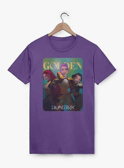 KPop Demon Hunters Huntrix Golden Photocard T-Shirt