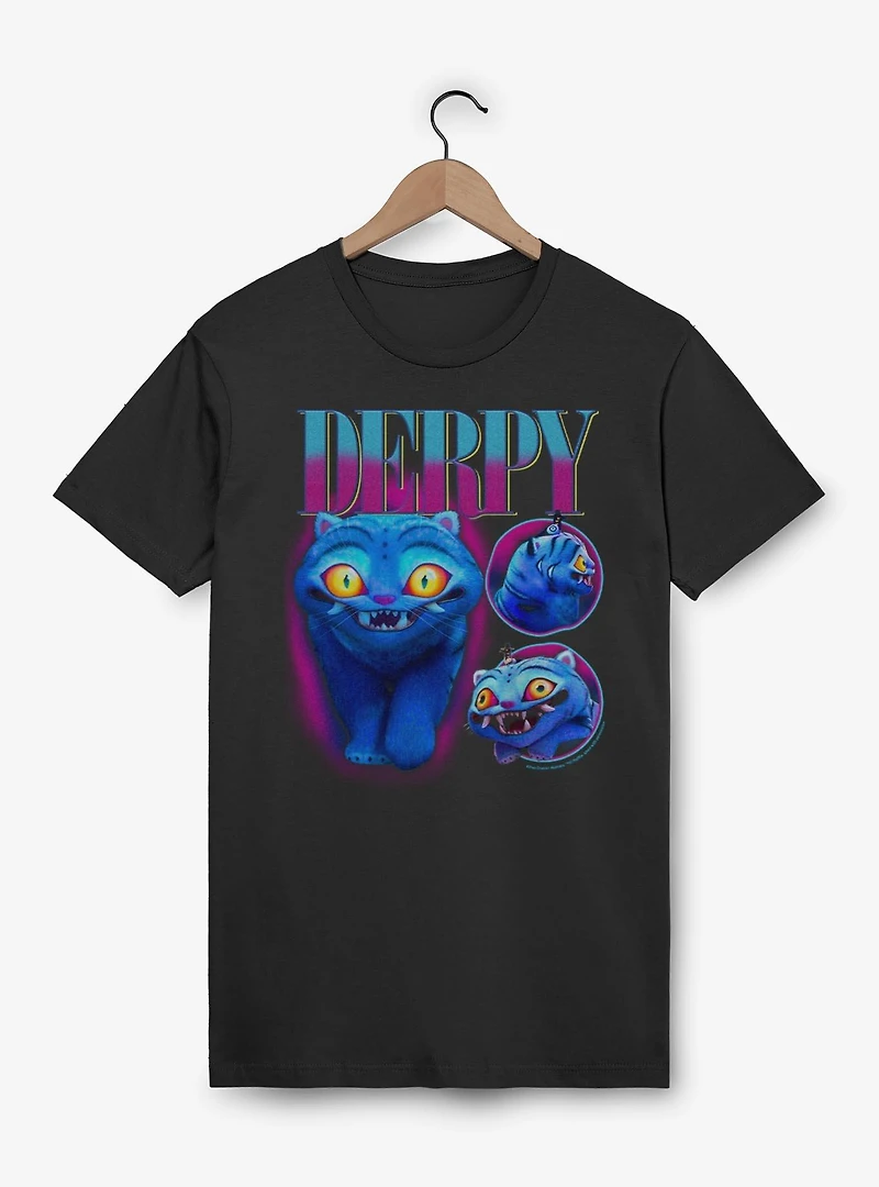 KPop Demon Hunters Derpy Tiger Collage T-Shirt