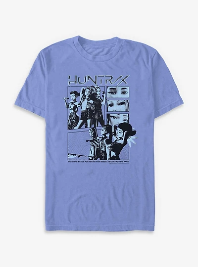 KPop Demon Hunters Huntrix A Battle For The Fans Garment Dye T-Shirt