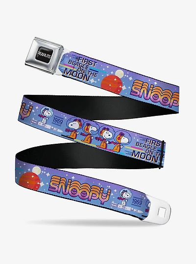 Peanuts Astronaut Snoopy Launch Poses Multi Seatbelt Buckle Belt