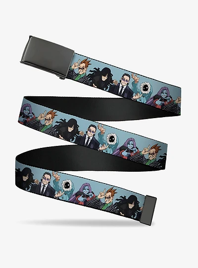 My Hero Academia Five Meta Liberation Army Villains Adjustable Clamp Buckle Belt