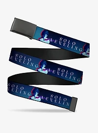 Solo Leveling Sung Jinwoo Dagger Pose and Title Adjustable Clamp Buckle Belt