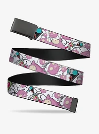 Invader Zim Gir and Piggy Doddles Adjustable Clamp Buckle Belt