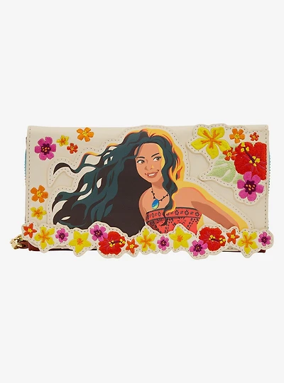Loungefly Disney Moana (Live Action) Floral Moana Wallet