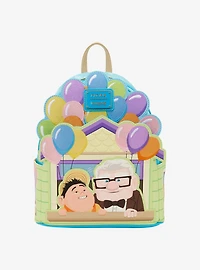 Loungefly Disney Pixar Up Carl & Russell Balloon House Figural Mini Backpack