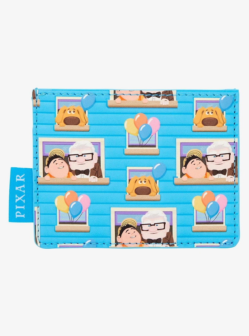 Loungefly Disney Pixar Up Characters Allover Print Cardholder