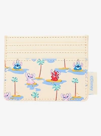 Loungefly Disney Lilo & Stitch Angel, Leroy, & Stitch Allover Print Cardholder