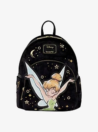 Loungefly Disney Peter Pan Tinker Bell Pixie Dust Velvet Mini Backpack