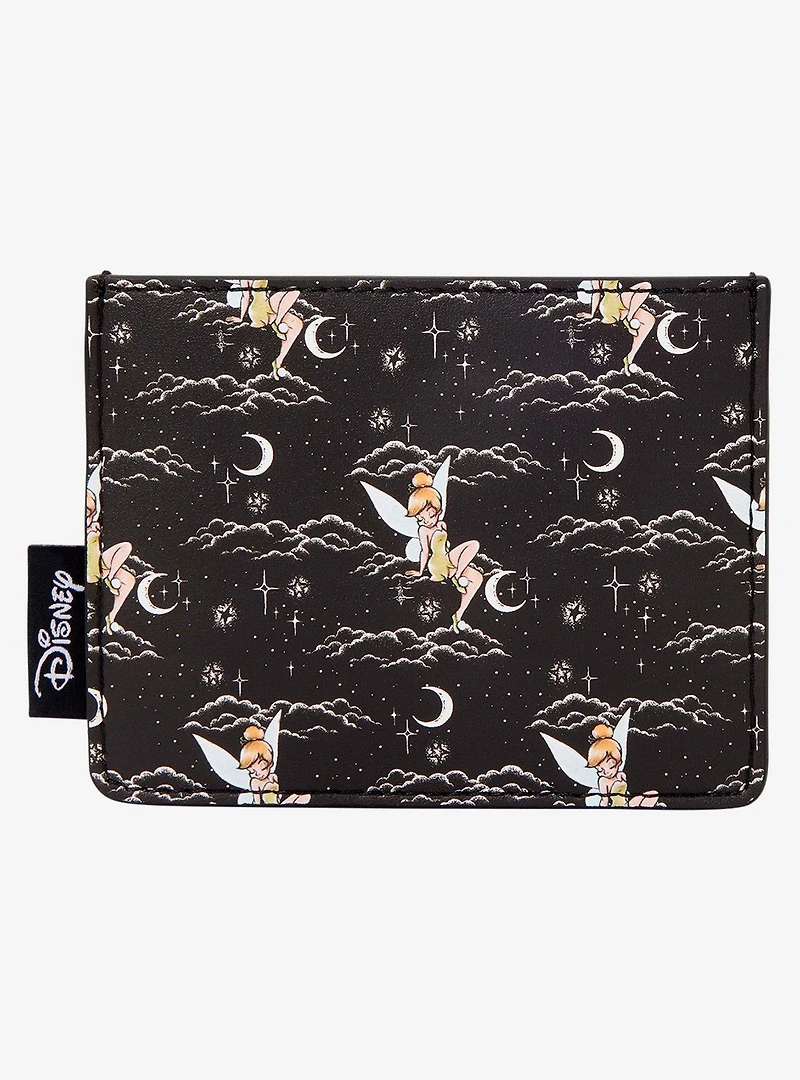 Loungefly Disney Peter Pan Tinker Bell Stars Allover Print Cardholder
