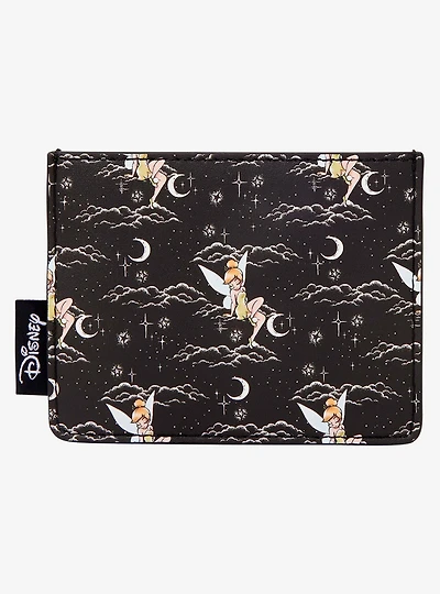 Loungefly Disney Peter Pan Tinker Bell Stars Allover Print Cardholder