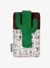 Loungefly Peanuts Spike Comic Strip Cactus Cardholder