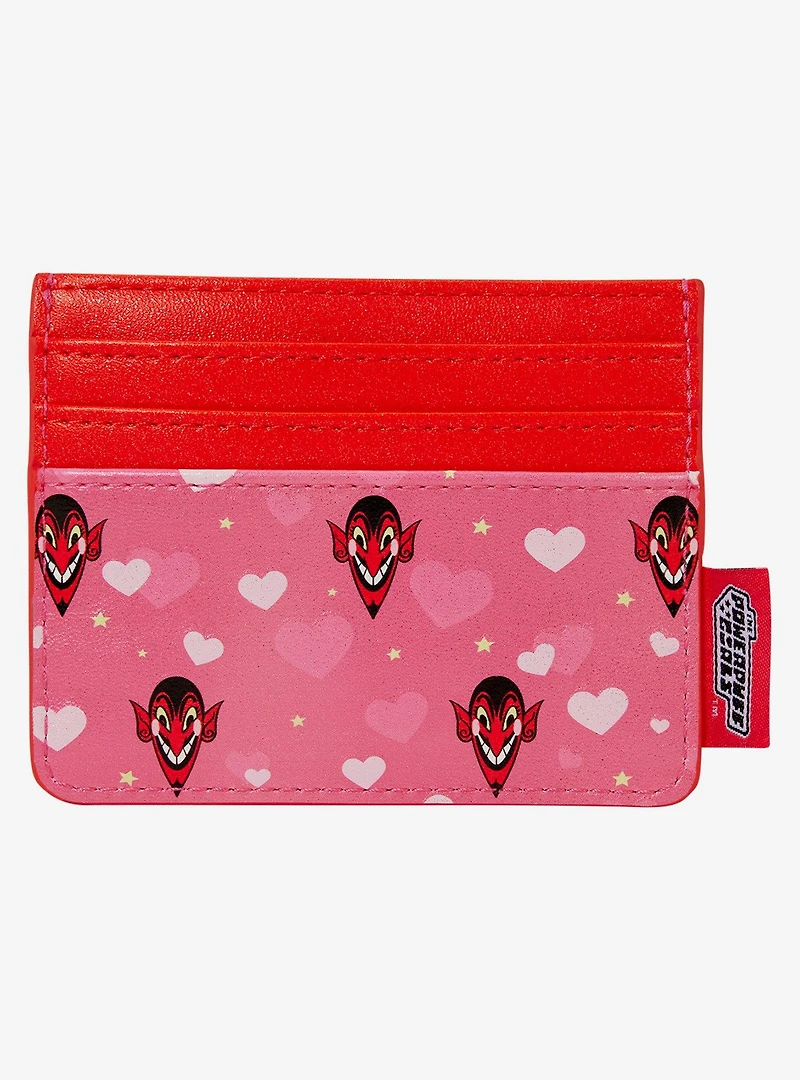 Loungefly The Powerpuff Girls HIM Hearts Allover Print Cardholder