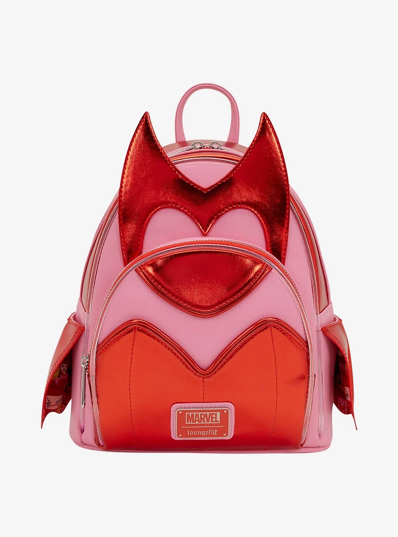 Loungefly Marvel Scarlet With Metallic Figural Light-Up Mini Backpack