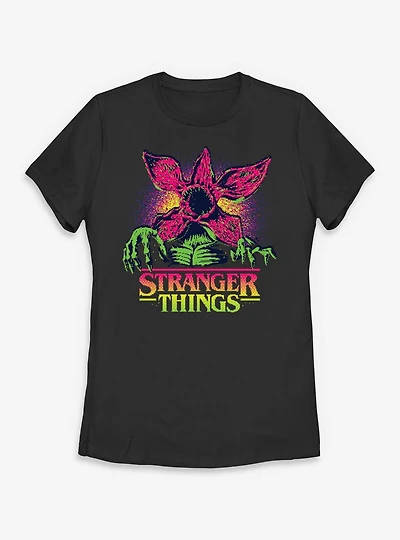 Stranger Things 8 Bits Demogorgon Womens T-Shirt
