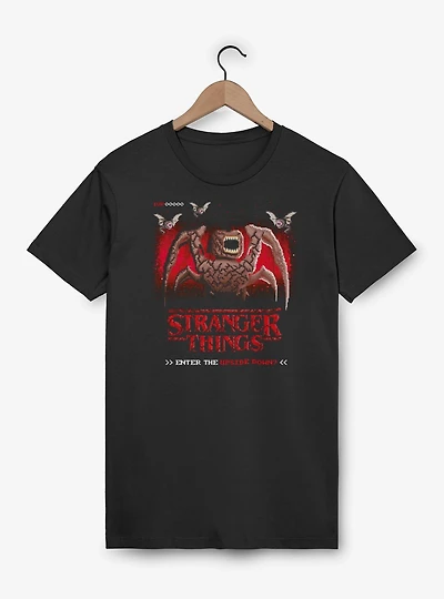 Stranger Things Start Videogame Upside Down T-Shirt