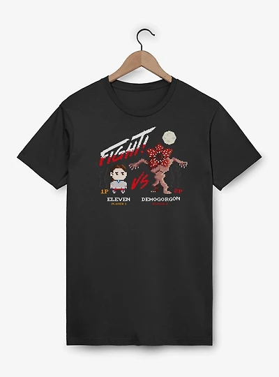 Stranger Things Eleven VS Demogorgon Fight T-Shirt