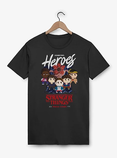 Stranger Things Hawkins Heroes Players T-Shirt