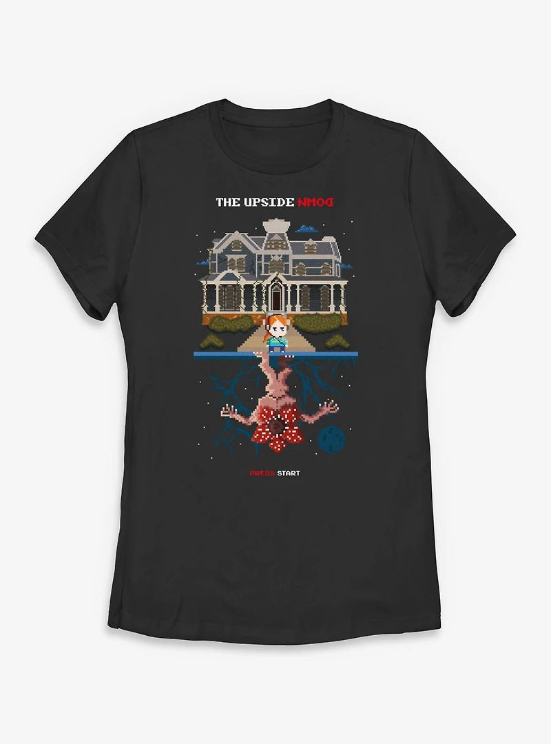 Stranger Things Max Demogorgon The Upside Down Womens T-Shirt