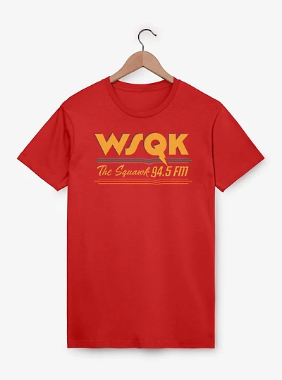 Stranger Things WSQK Radio The Squawk T-Shirt