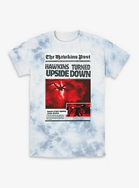 Stranger Things The Hawkins Post Tie-Dye T-Shirt