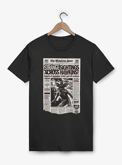 Stranger Things Strange Sightings Across Hawkins T-Shirt