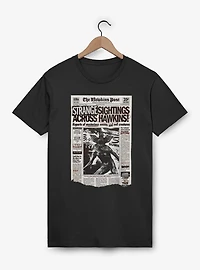 Stranger Things Strange Sightings Across Hawkins T-Shirt
