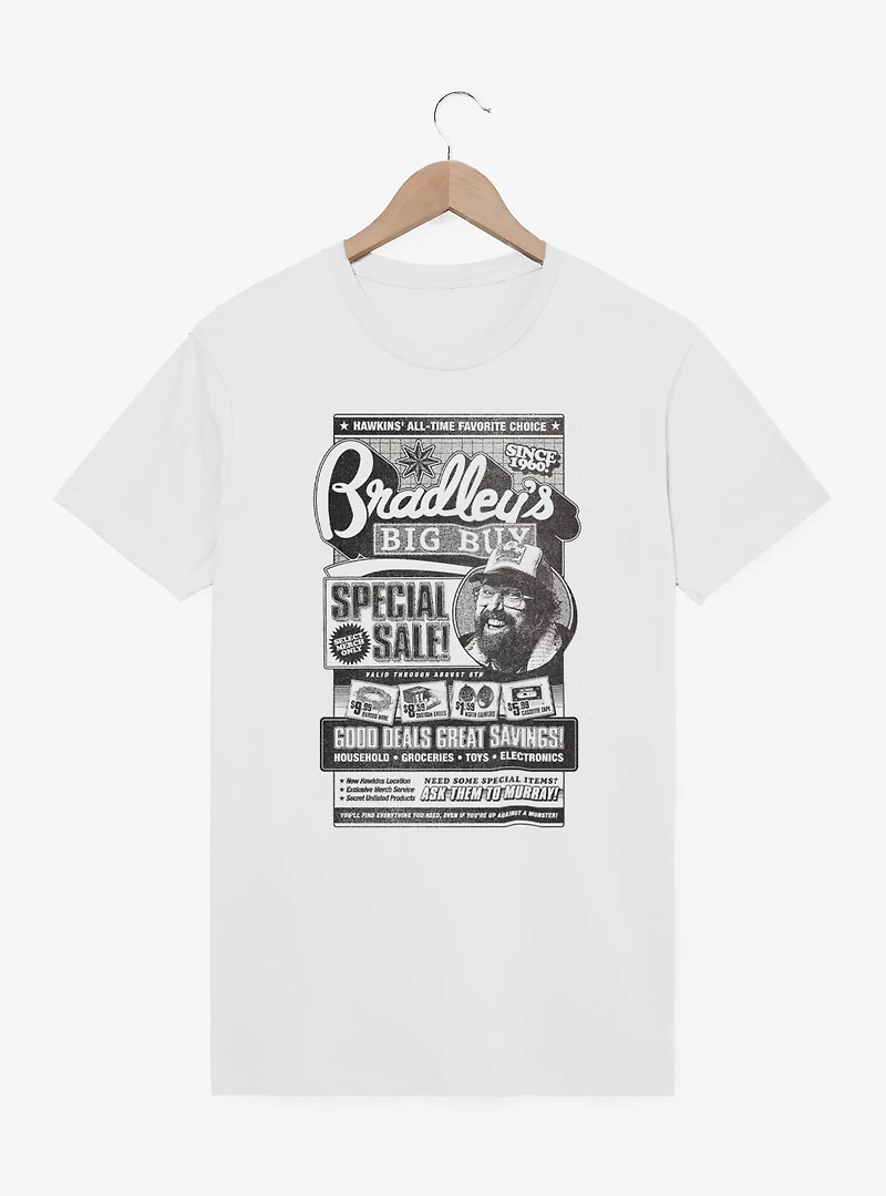 Stranger Things Bradley's Big Buy Special Sale T-Shirt