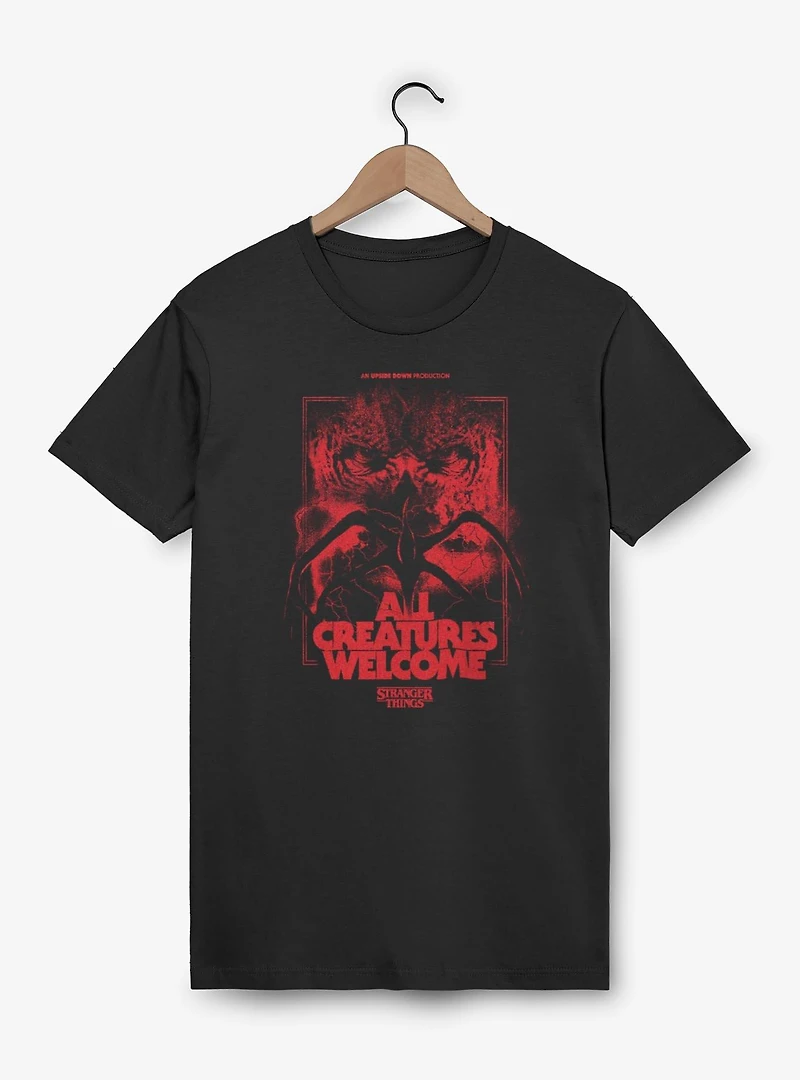 Stranger Things All Creatures Welcome T-Shirt