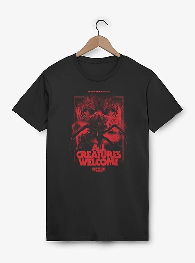 Stranger Things All Creatures Welcome T-Shirt