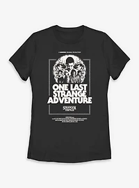 Stranger Things One Last Strange Adventure Womens T-Shirt