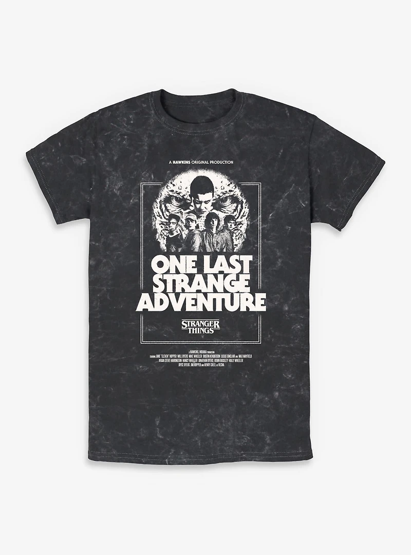 Stranger Things One Last Strange Adventure Mineral Wash T-Shirt