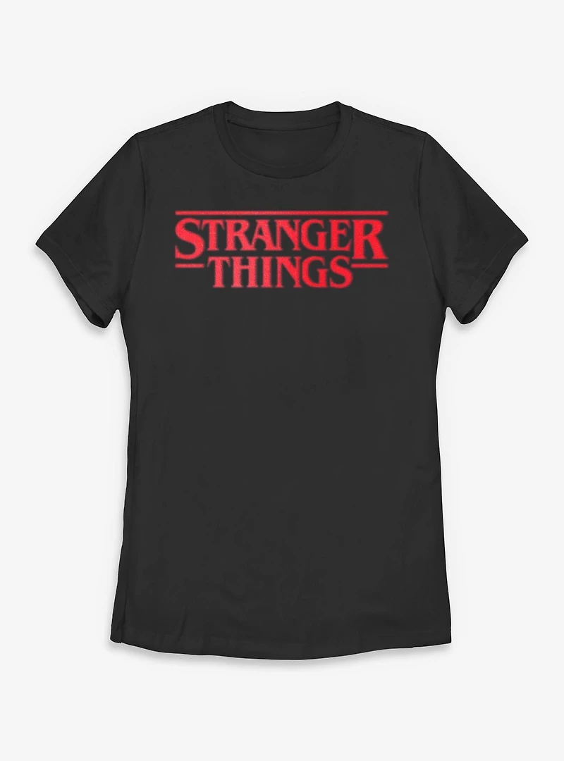 Stranger Things Logo Womens T-Shirt