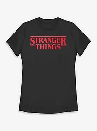 Stranger Things Logo Womens T-Shirt