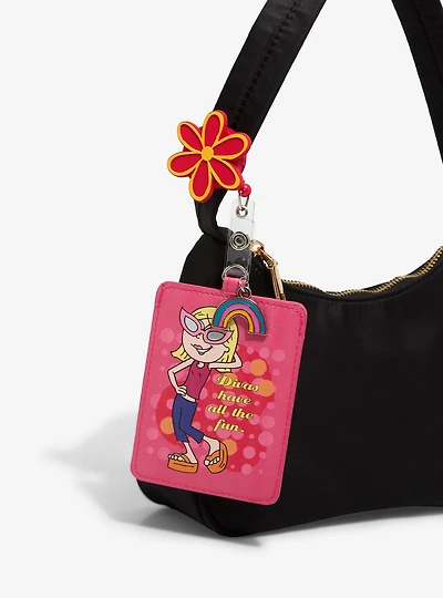 Disney Lizzie McGuire Flower Retractable Lanyard with Charm