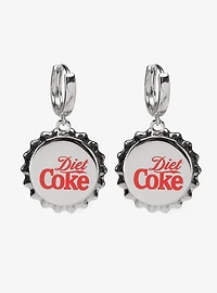 Diet Coke Bottle Cap Dangle Earrings