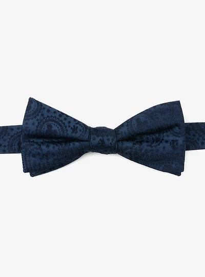 Disney Mickey Mouse Navy Paisley Silk Bow Tie