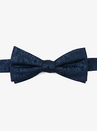 Disney Mickey Mouse Navy Paisley Silk Bow Tie